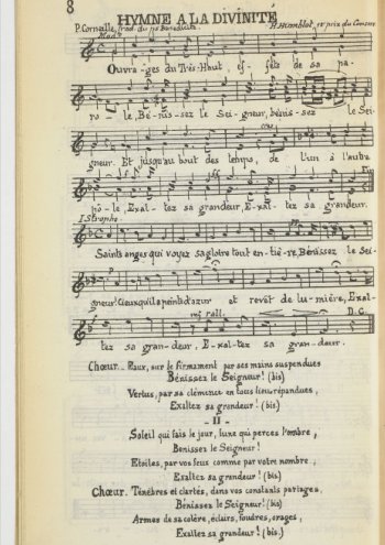 Hymne à la divinite Partitions gratuites